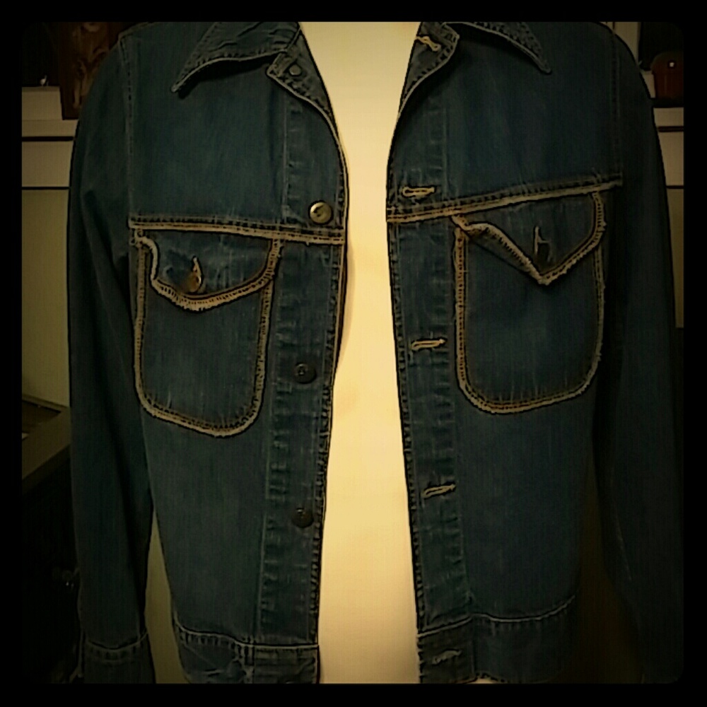 Vintage Men's Lee jean jacket, M, Made in the USA.